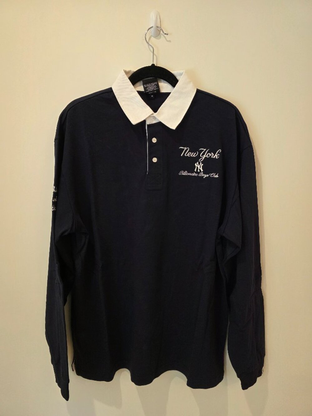 New Billionaire Boys Club x NY Yankees Rugby Shirt - Picture 2 of 7